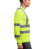 AP-48620-Men-CornerStone® – ANSI 107 Class 3 Long Sleeve Snag-Resistant Reflective-Safety Yellow-Left