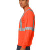 AP-48428-Men-CornerStone® ANSI 107 Class 2 Long Sleeve Safety- Safety Orange / Reflective-Left
