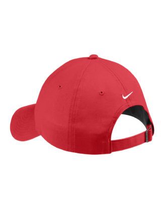 AP-50365-Nike Golf – Unstructured Twill Cap-Gym Red-Back