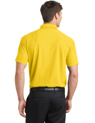 AP-46399-Men-Port Authority® Dry Zone® Grid Polo-Yellow-Back