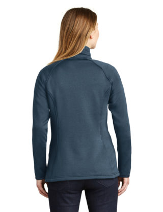 AP-49272-Women-The North Face® Ladies Canyon Flats Stretch Fleece Jacket-Urban Navy Heather-Back