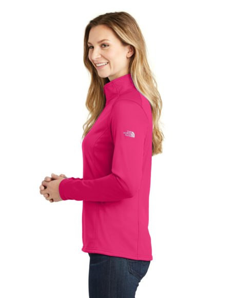 AP-48474-Women-The North Face® Ladies Tech 1/4-Zip Fleece-Petticoat Pink-Right