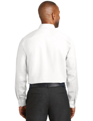 AP-48629-Men-Red House® Non-Iron Twill Shirt-White-Back