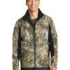 AP-64406-Men-Port Authority® Camouflage Colorblock Soft Shell-Realtree Xtra/ Black-Front
