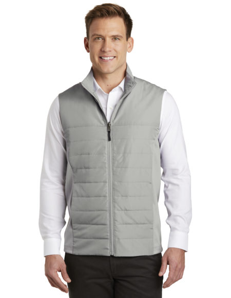 AP-64435-Men-Port Authority ® Collective Insulated Vest-Gusty Grey-Front