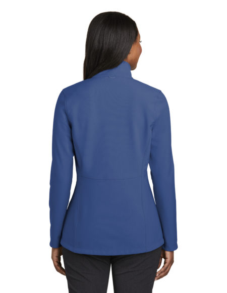 AP-64667-Women-Port Authority ® Ladies Collective Soft Shell Jacket-Night Sky Blue-Back