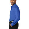 AP-63705-Men-Red House® – Dobby Non-Iron Button-Down Shirt-Medium Blue-Left