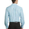 AP-63810-Men-Port Authority® Long Sleeve Gingham Easy Care Shirt-Green/ Aqua-Back