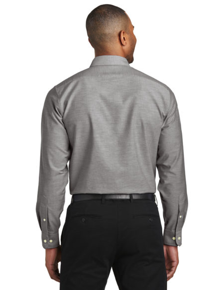 AP-63900-Men-Port Authority ® Slim Fit SuperPro ™ Oxford Shirt-Back-Back