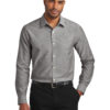 AP-63900-Men-Port Authority ® Slim Fit SuperPro ™ Oxford Shirt-Back-Front