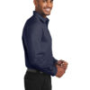 AP-63948-Men-Port Authority ® Slim Fit Carefree Poplin Shirt-River Blue Navy-Right