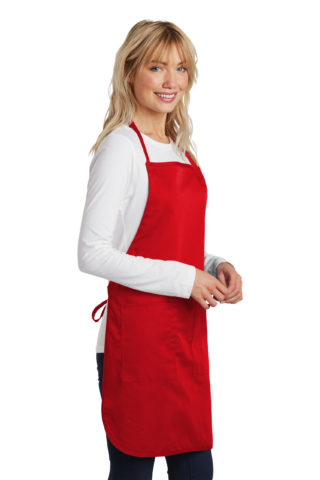AP-67598-Port Authority® Full-Length Apron-Red-Right