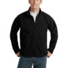 AP-65066-Men-Port Authority® Tall Textured Soft Shell Jacket-Back-Front