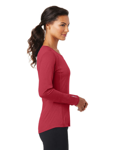 AP-47960-Women-OGIO® ENDURANCE Ladies Long Sleeve Pulse Crew-Ripped Red-Right