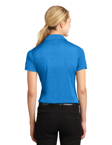 AP-66523-Women-Sport-Tek® Ladies Heather Contender™ Polo- Blue Wake Heather-Back