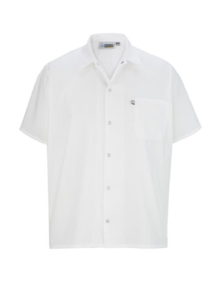 AP-72980-Snap Front Shirt-White-Front