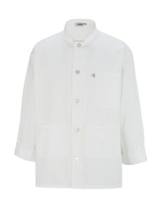 AP-73426-Uniform Server Coat – Long Sleeve-White-Front