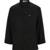 AP-73426-Uniform Server Coat – Long Sleeve-Black-Front