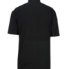 AP-73161-10 Button Short Sleeve Chef Coat With Mesh-Black-Back