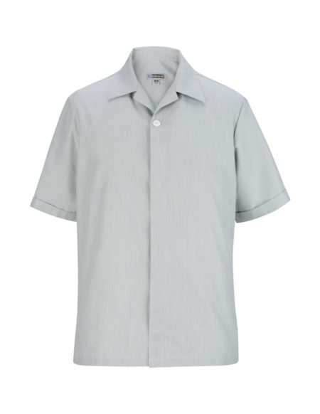 AP-74413-Men’s Pincord Service Shirt-Grey-Front