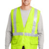 AP-76329-CornerStone® – ANSI 107 Class 2 Mesh Back Safety Vest-Safety Yellow-Front