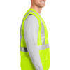 AP-76329-CornerStone® – ANSI 107 Class 2 Mesh Back Safety Vest-Safety Yellow-Right