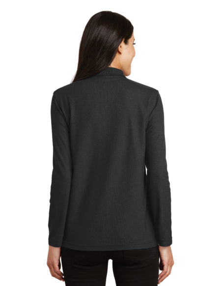 AP49811-Port Authority® Ladies Silk Touch™ Long Sleeve Polo